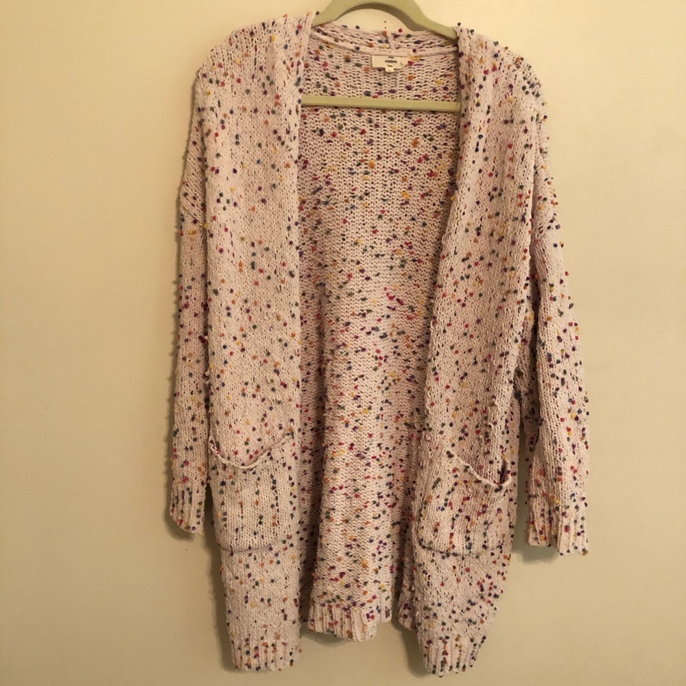 Entro long confetti cardigan